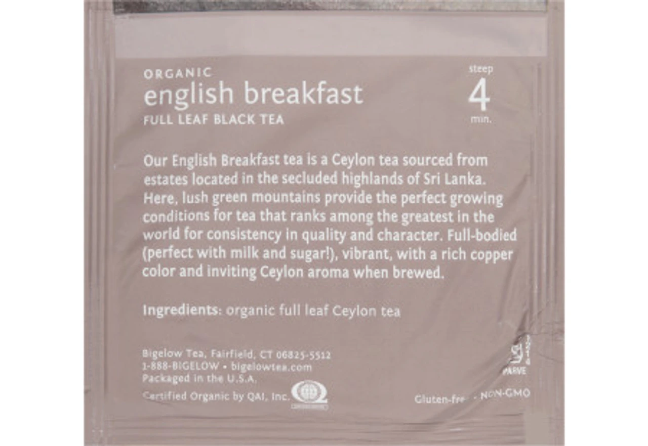 Steep Cafe Organic English Breakfast 50/cs 4 Steep Cafe Organic English Breakfast 50/cs - Image 2