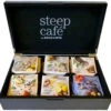 Steep Cafe 6 Pocket Tea Chest -Coffee Steep Cafe Tea Chest 23449.1666256897