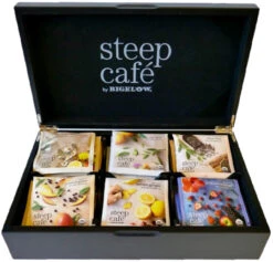 Steep Cafe 6 Pocket Tea Chest