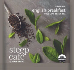 Steep Cafe Organic English Breakfast 50/cs