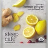 Steep Cafe Organic Lemon Ginger 50/cs -Coffee steepCafe H2 LemonGinger PDP 20233.1666256944